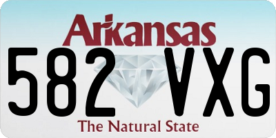AR license plate 582VXG