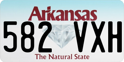 AR license plate 582VXH