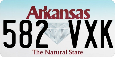 AR license plate 582VXK