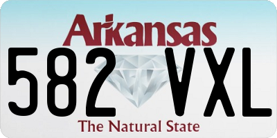 AR license plate 582VXL