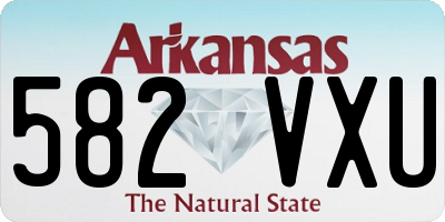 AR license plate 582VXU