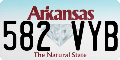 AR license plate 582VYB