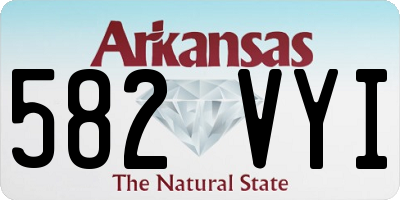 AR license plate 582VYI