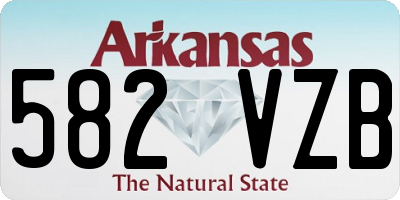 AR license plate 582VZB