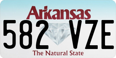 AR license plate 582VZE