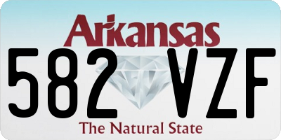 AR license plate 582VZF