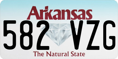 AR license plate 582VZG
