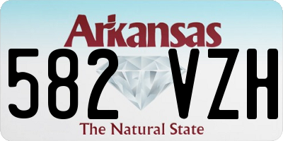 AR license plate 582VZH