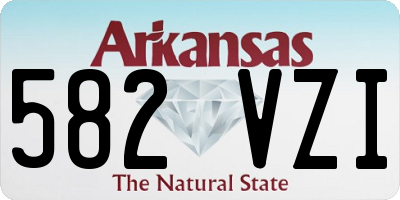 AR license plate 582VZI