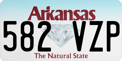 AR license plate 582VZP