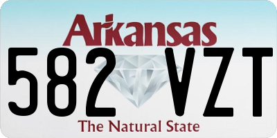 AR license plate 582VZT