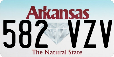 AR license plate 582VZV