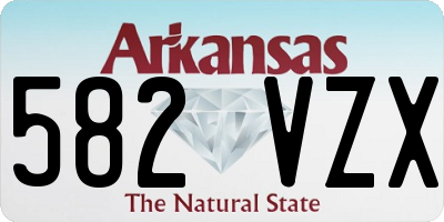 AR license plate 582VZX