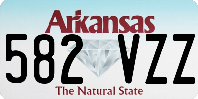 AR license plate 582VZZ
