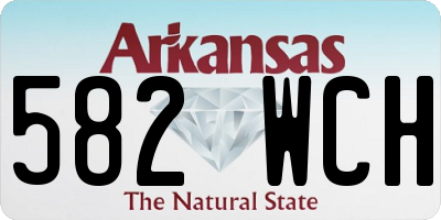 AR license plate 582WCH