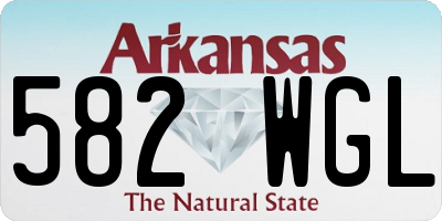 AR license plate 582WGL