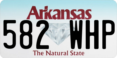 AR license plate 582WHP