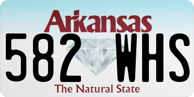 AR license plate 582WHS