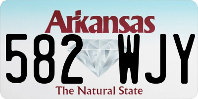 AR license plate 582WJY