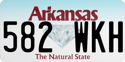 AR license plate 582WKH