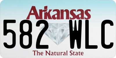 AR license plate 582WLC