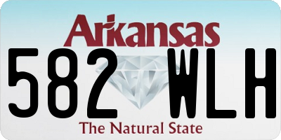 AR license plate 582WLH