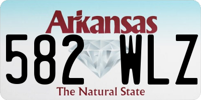 AR license plate 582WLZ