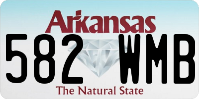 AR license plate 582WMB