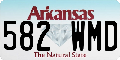 AR license plate 582WMD
