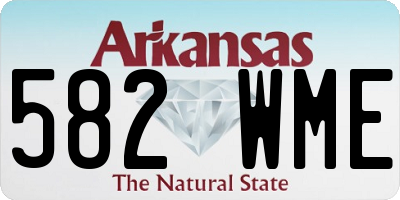AR license plate 582WME