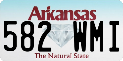 AR license plate 582WMI