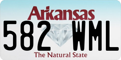 AR license plate 582WML