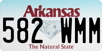 AR license plate 582WMM