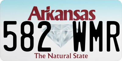 AR license plate 582WMR