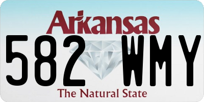 AR license plate 582WMY