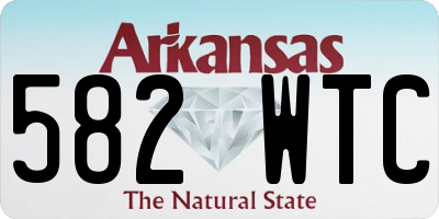 AR license plate 582WTC