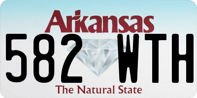 AR license plate 582WTH