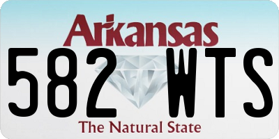 AR license plate 582WTS