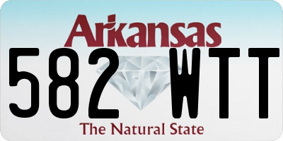AR license plate 582WTT