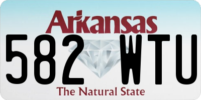 AR license plate 582WTU