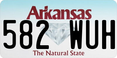 AR license plate 582WUH