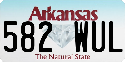 AR license plate 582WUL