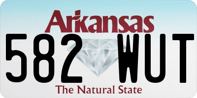 AR license plate 582WUT