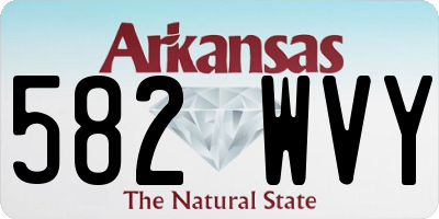 AR license plate 582WVY