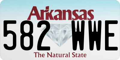 AR license plate 582WWE