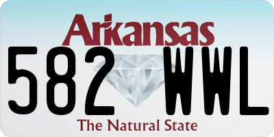 AR license plate 582WWL