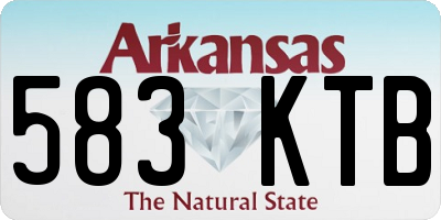 AR license plate 583KTB