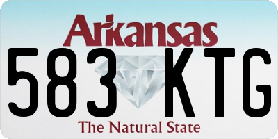 AR license plate 583KTG