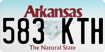 AR license plate 583KTH
