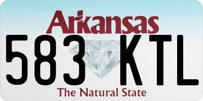 AR license plate 583KTL